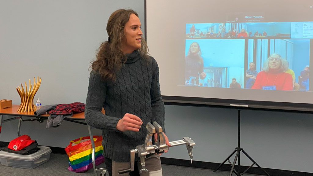 Jes shows a vintage Zyliss Profi-King portable clamping device.